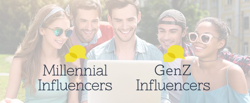 Millennial Influencers and Gen Z Influencers