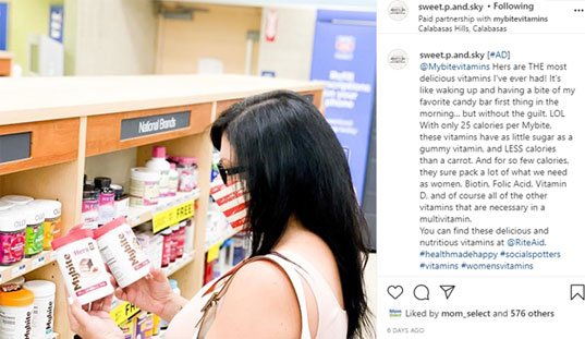 Woman shopping in mask