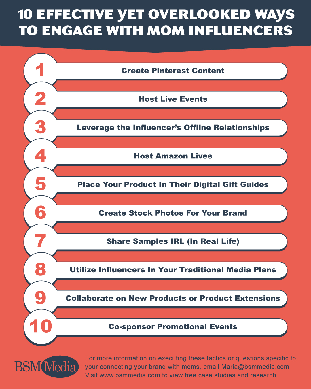 10 Ways To Engage Infographic