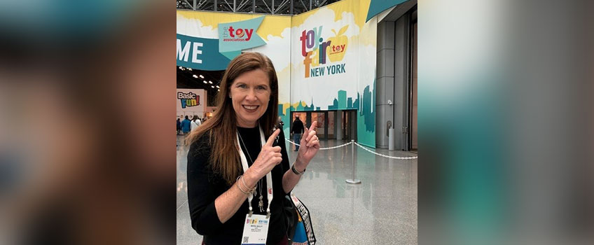 Maria Bailey at Toy Fair New York