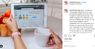Social Media Mom Influencer shops on Amazon for new products.