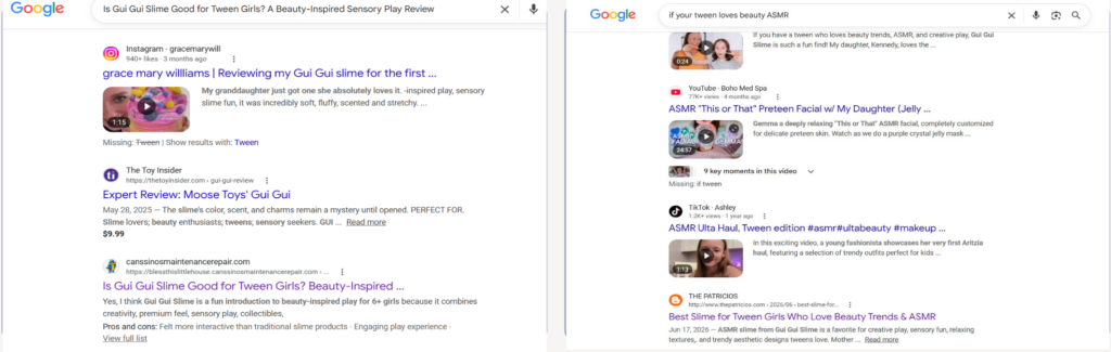 AI Visibility & Organic Search — Live Evidence